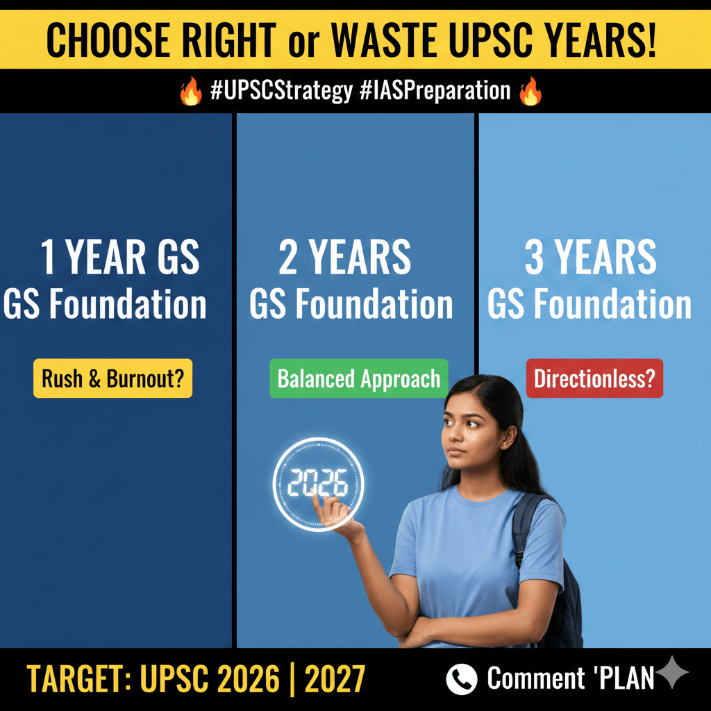 UPSC 2026 Countdown: Start GS Foundation Now