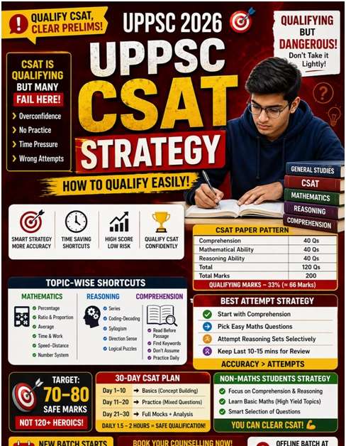 UPPSC CSAT STRATEGY 