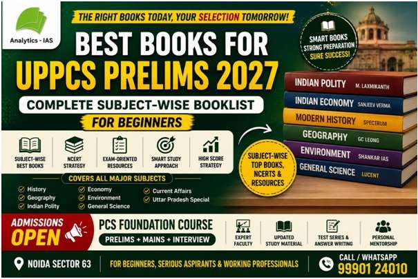 Best Books For UPPCS PRELIMS 2027