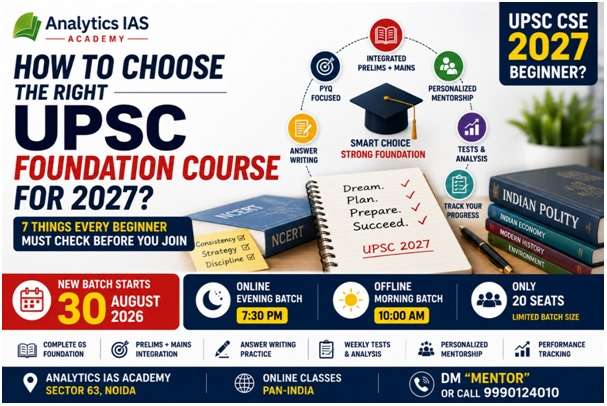 UPSC FOUNDATION COURSE FOR 2027