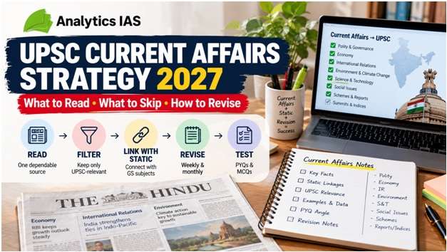 UPSC CURRENT AFFAIRS STRATEGY 2027